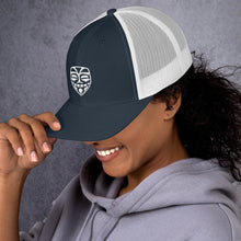 Load image into Gallery viewer, EPIC Retro Mesh Cap | Navy-White | Adjustable | White Epic Tiki | One Size Fits Most