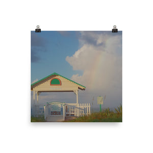 Fine Art Poster | EPIC Coquina Key Walkover Rainbow | Museum-Quality Matte Paper | Various Sizes
