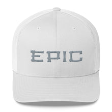 Load image into Gallery viewer, EPIC Retro Mesh Cap | White-White | Adjustable | Grey Tiki Epic | One Size Fits Most