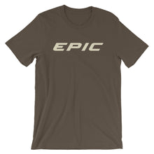 Load image into Gallery viewer, Unisex EPIC Short Sleeve Crew Neck T-Shirt | Army Brown | Contemporary Fit | Beige Epic | Sizes: S - 4XL