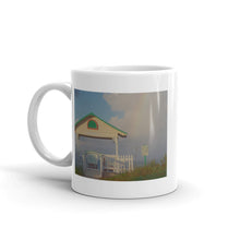 Load image into Gallery viewer, Coffee Mug | White | EPIC Coquina Key Walkover Rainbow | Sizes: 11 oz. and 15 oz.